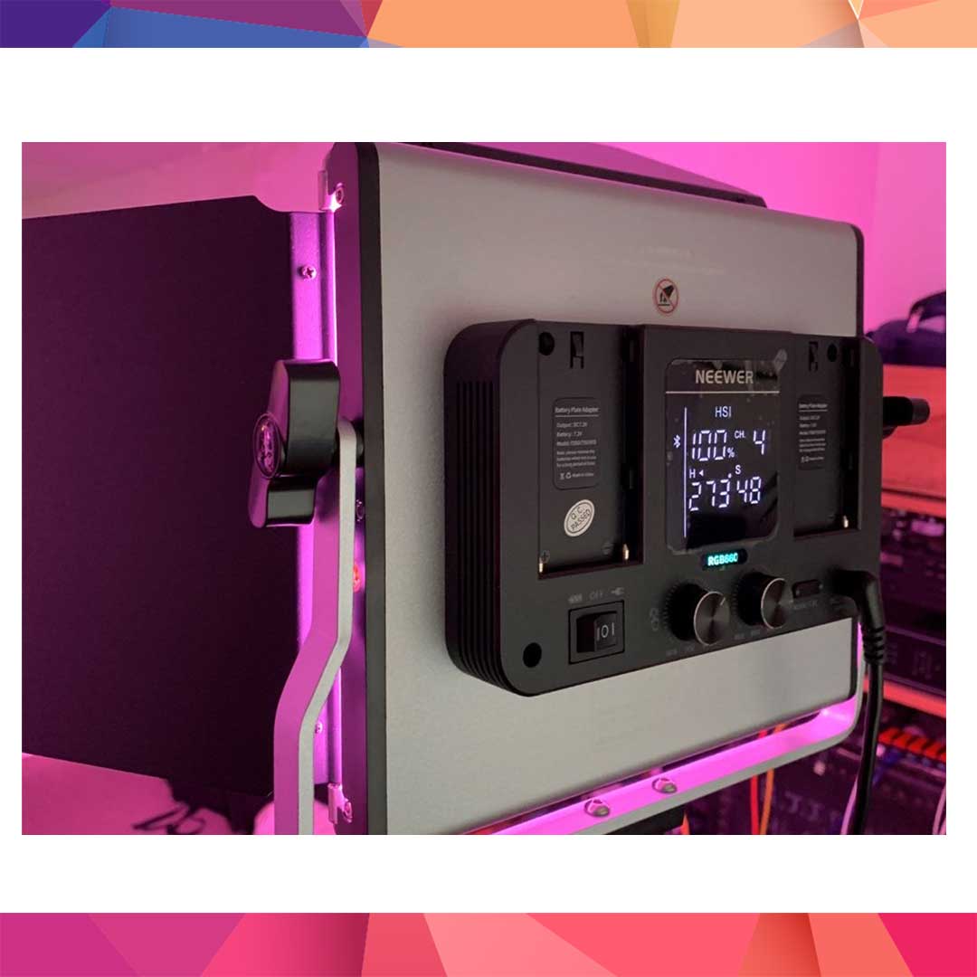 Kiralık RGB Video Işık Led Panel (2'li Set)